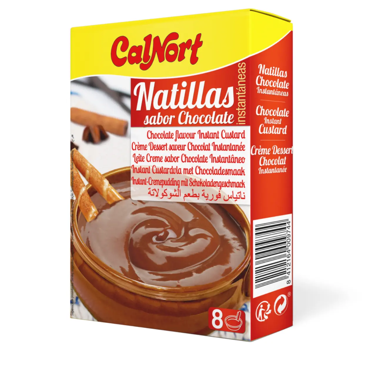 Natillas sabor Chocolate Instantáneas