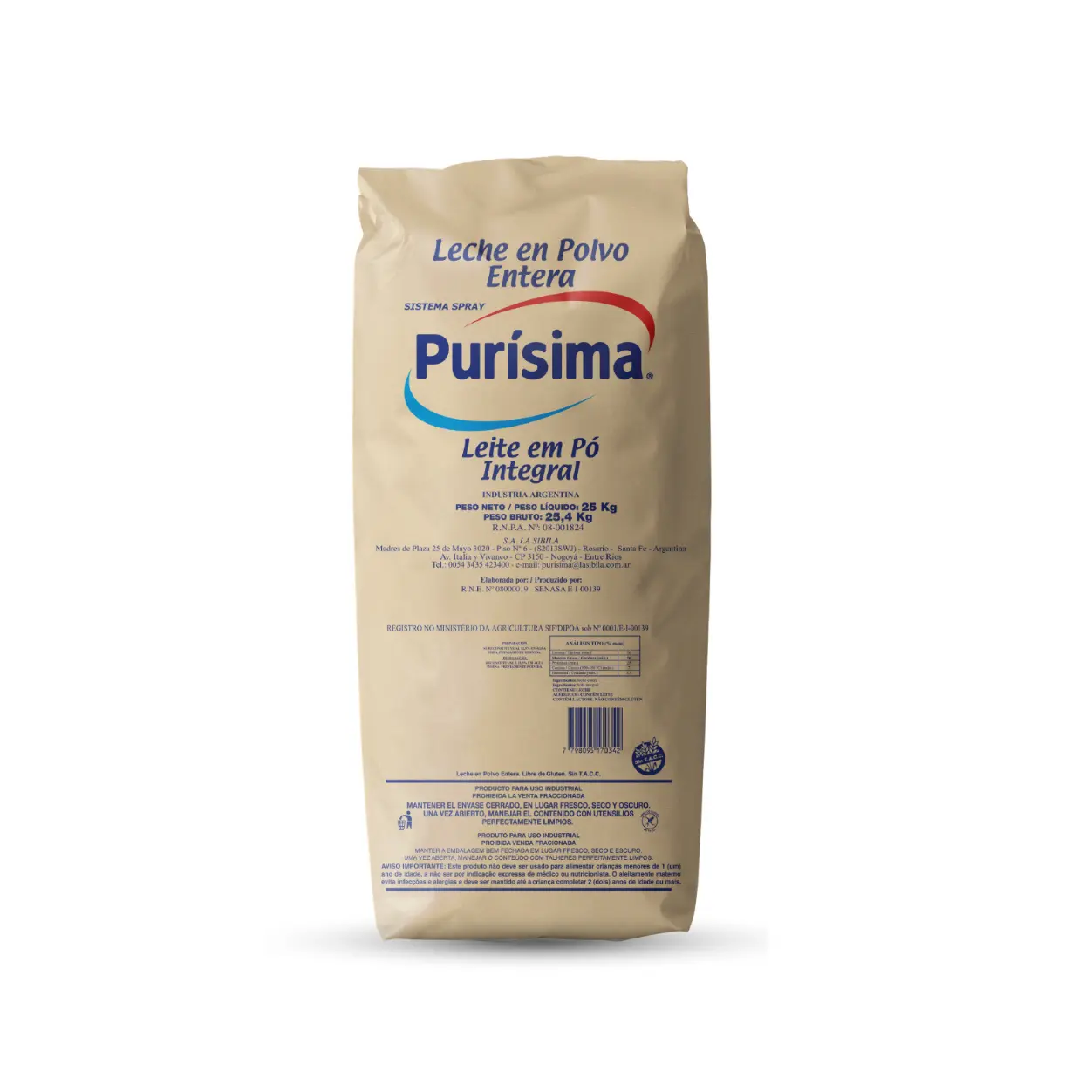 Leche en Polvo Entera 1Lb