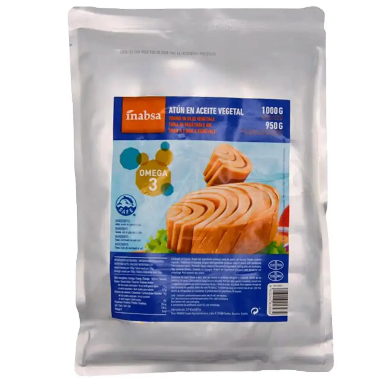 Atún en Aceite Vegetal Inabsa 1000g