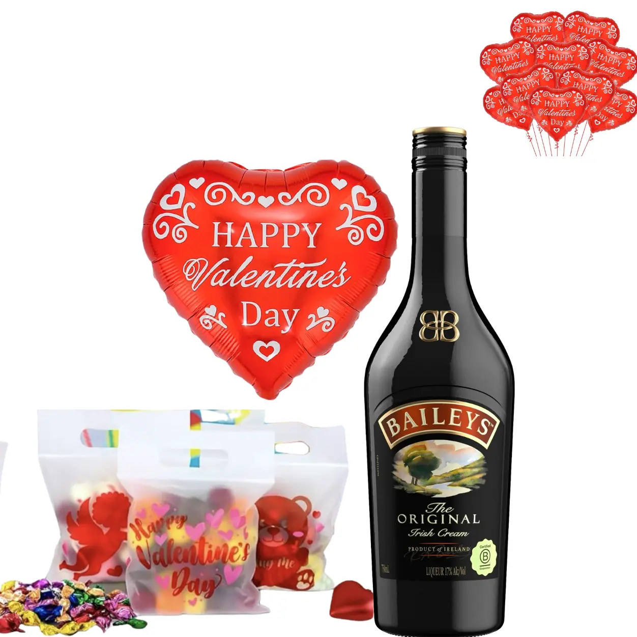 Oferta Valentines Crema + Caramelos + Globo