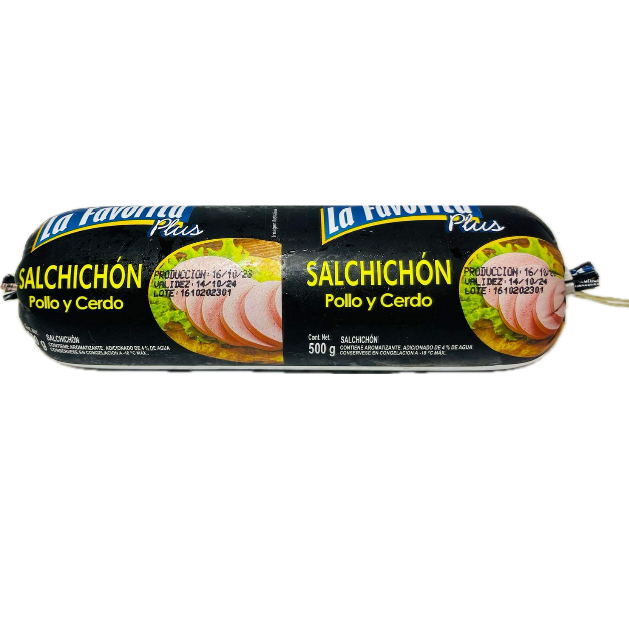 Salchichon pollo y cerdo 500g